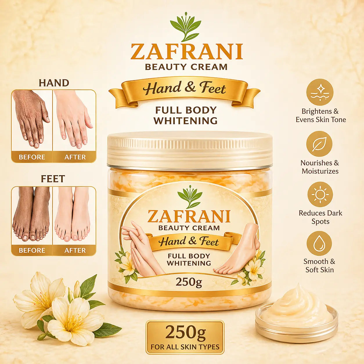 Zafrani Beauty Cream – Skin Brightening Cream | Zafran Organic